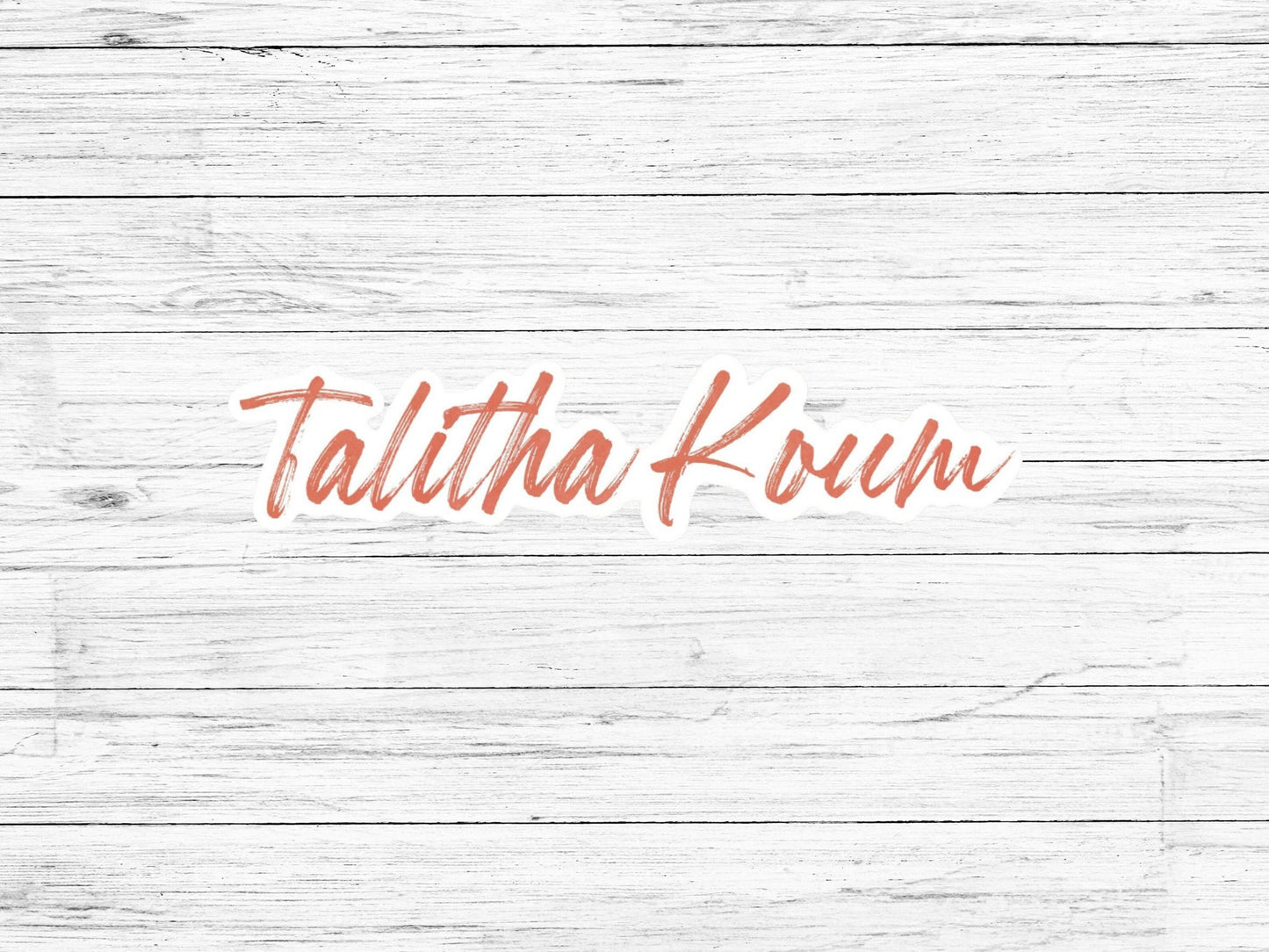 Talitha Koum Sticker // Little Girl Arise Sticker // Catholic Gift // Christian Sticker // Scripture Sticker