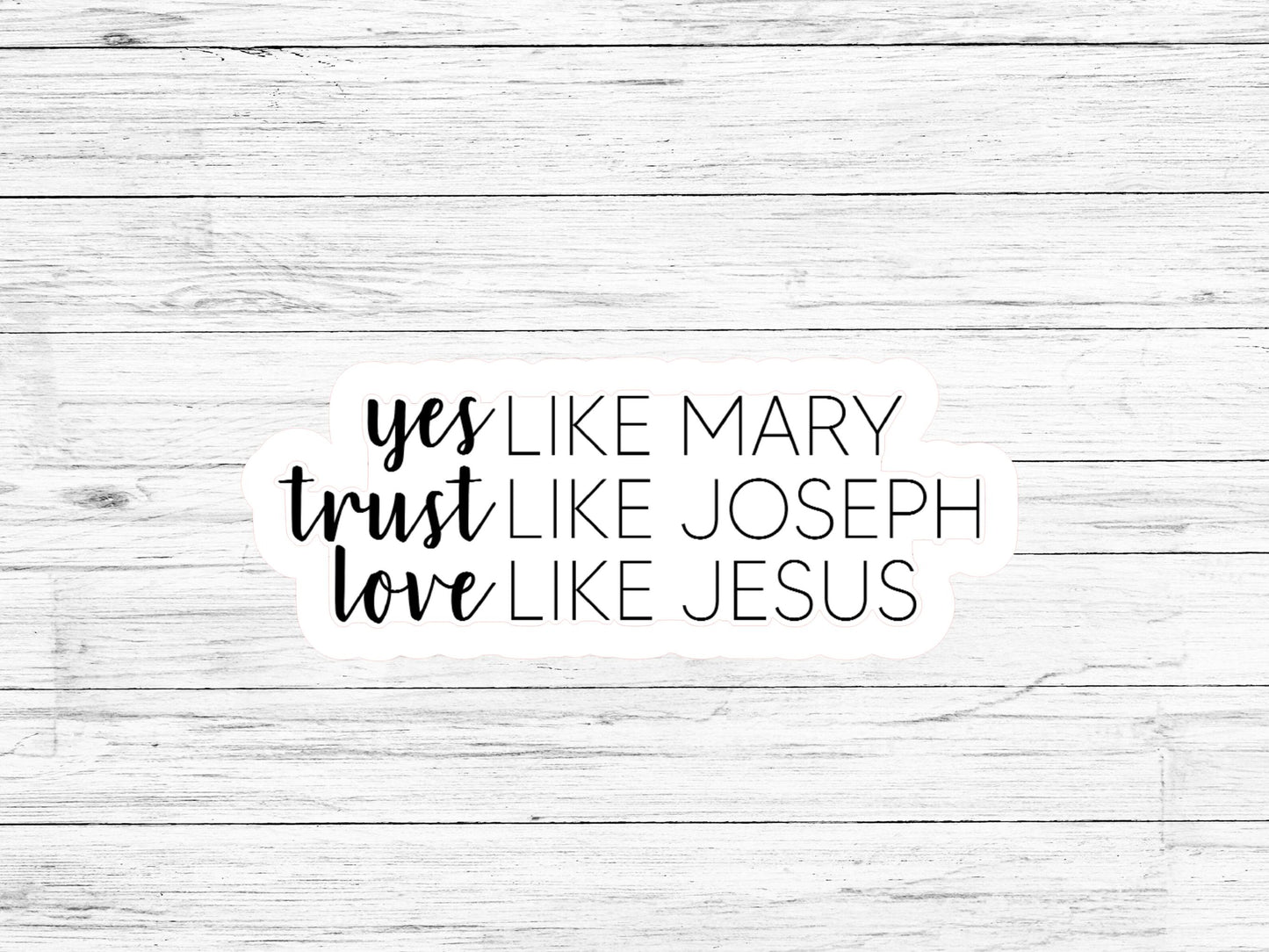 Love like Jesus Sticker