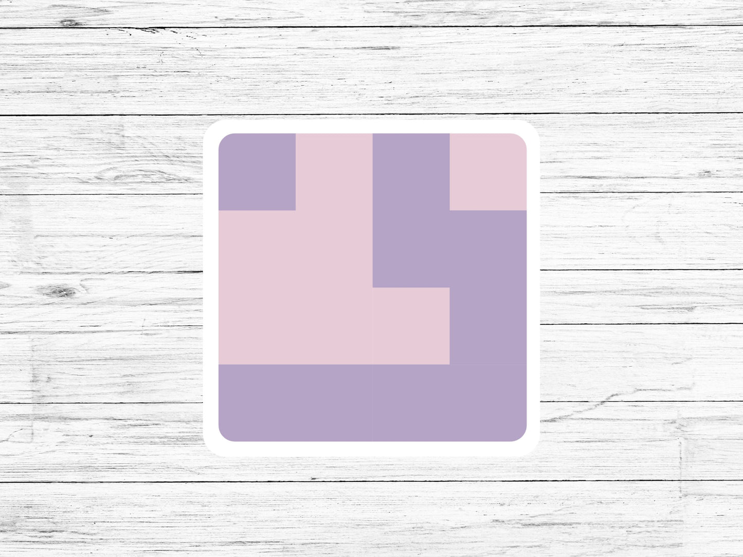 Enough Sticker - Morse Code Art