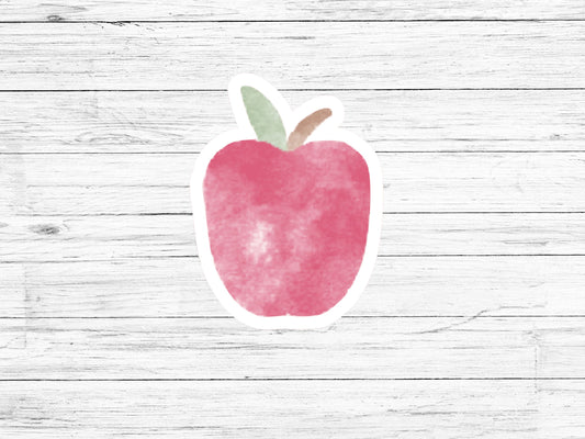 Apple Watercolor Sticker